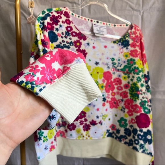 NWT CHAMPION CAMPUS FLORAL SWEATSHIRT - Picture 3 of 7
